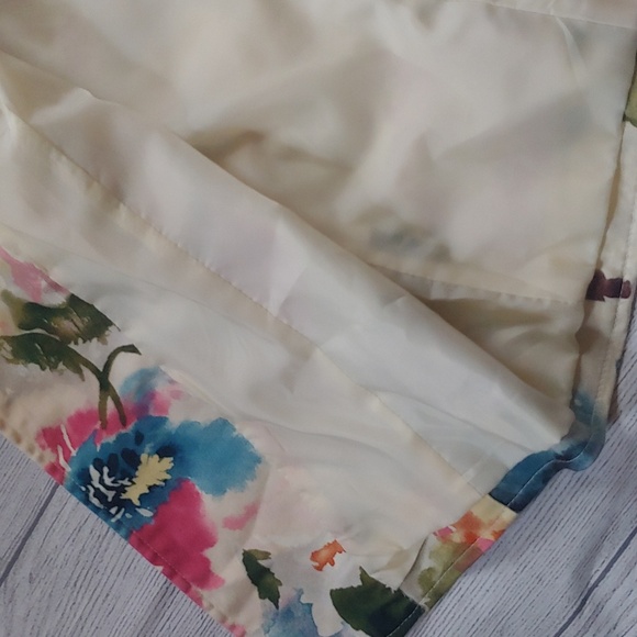 COLDWATER CREEK WATERCOLOR FLORAL BLAZER - Picture 8 of 8